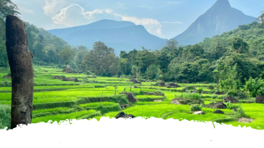 Meemure village in Sri Lanka