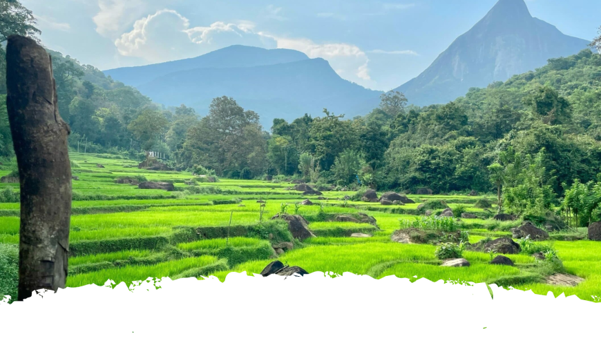 Meemure village in Sri Lanka