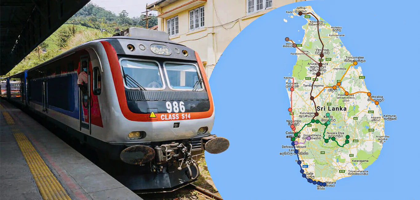 Sri Lankan Transport Options for Foreigners : Learn how to navigate the island's extensive road, rail, and aviation network efficiently.